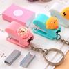 Mini Cartoon Student Supplies Size 10 Staples Stapler Key Chain Mini Stapler Stapler Binding Tools