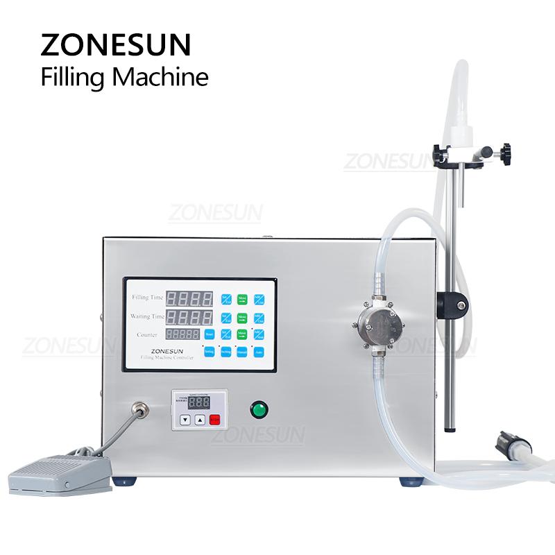ZONESUN ZS-YTMP1S Liquid Bottle Filling Machine Magnetic Pump Perfume Mineral Essential Oil Water Beverage Packing Machinery