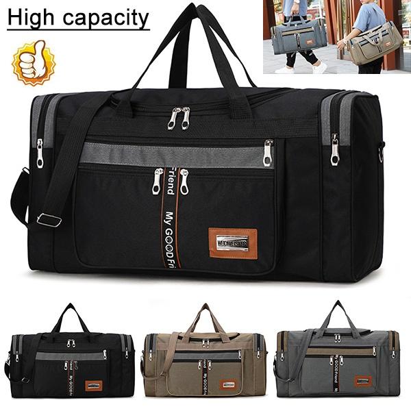 2022 мужская очень большая спортивная дорожная сумка для спортзала, дорожная рабочая сумка-бочка, Оксфордские водонепроницаемые мужские дорожные сумки, ручная кладь