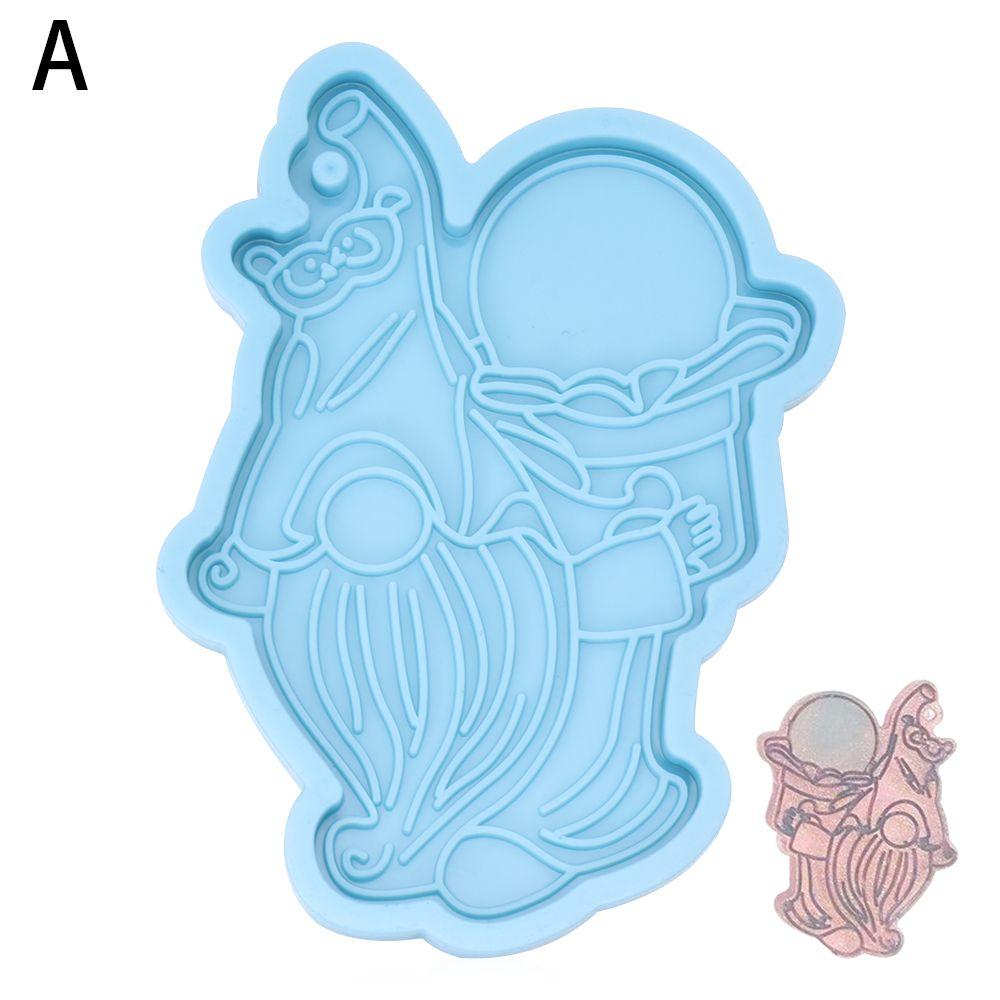 Силиконовые формы для конфет, шоколада, рождественские формы для ключей, формы для садовых эльфов, инструмент для изготовления ювелирных изделий