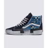 Skate High Reconstructed Stress Check Navy Vn0005ukngj1