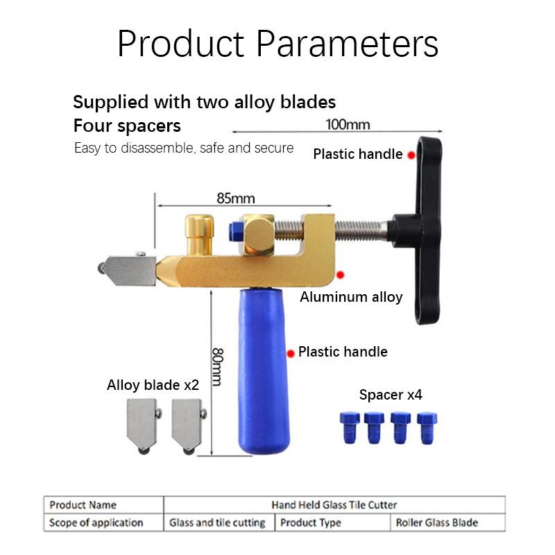 Стеклорез, открывалка для плитки, разделитель, алмазная резка стекла, ручной нож для плитки, инструмент