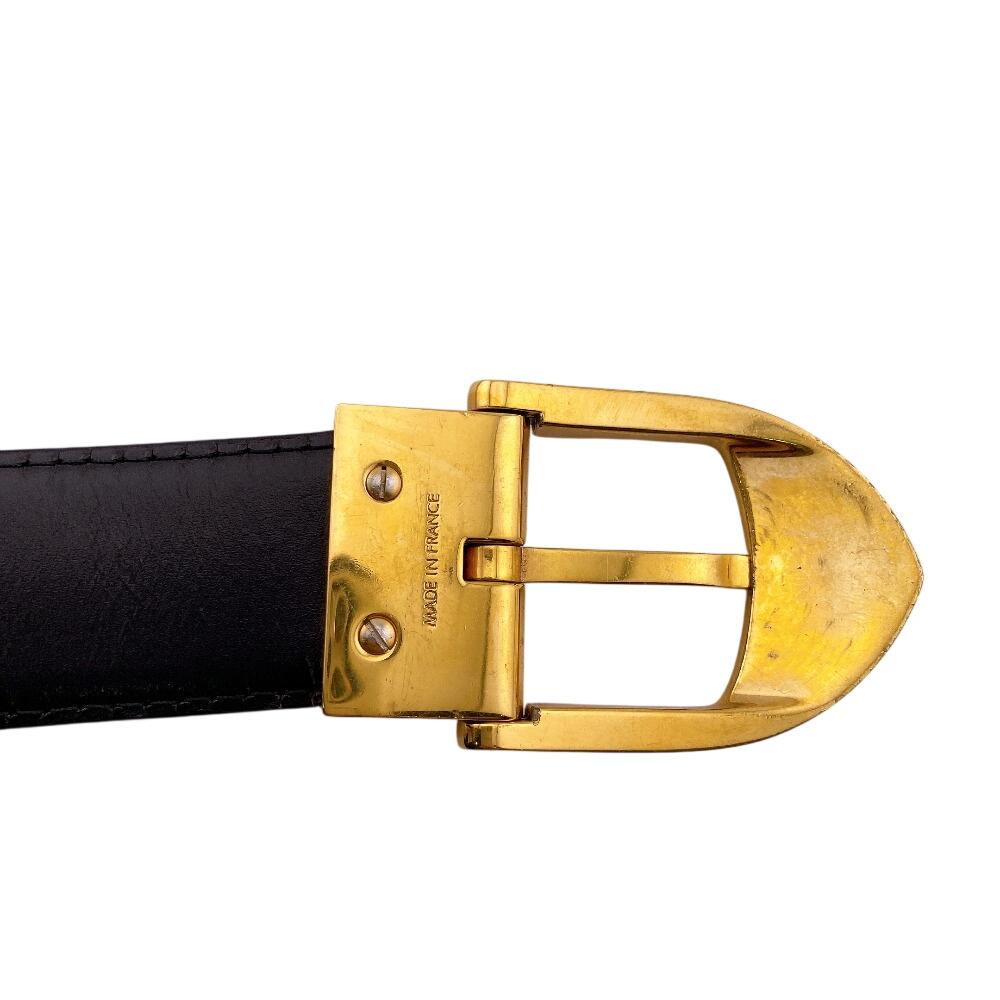 Louis Vuitton M6832Q Epi Epi Saintur Классический ремень черный Epi Б/у