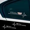 Для Escalade CTS Deville CT5 CT6 XT5 XT6 STS XTS ATS BLS SLS 2 шт. ПВХ Виниловые наклейки на боковое окно автомобиля Водонепроницаемые декали