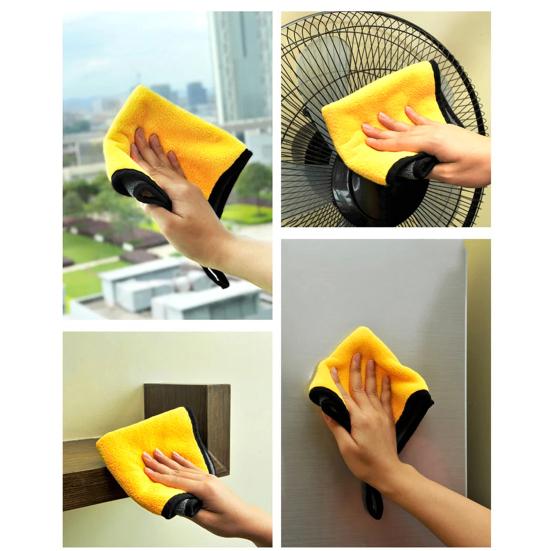 Микрофибровое полотенце для мойки автомобиля 30*30см / 30*60см Абсорбирующая чистящая салфетка