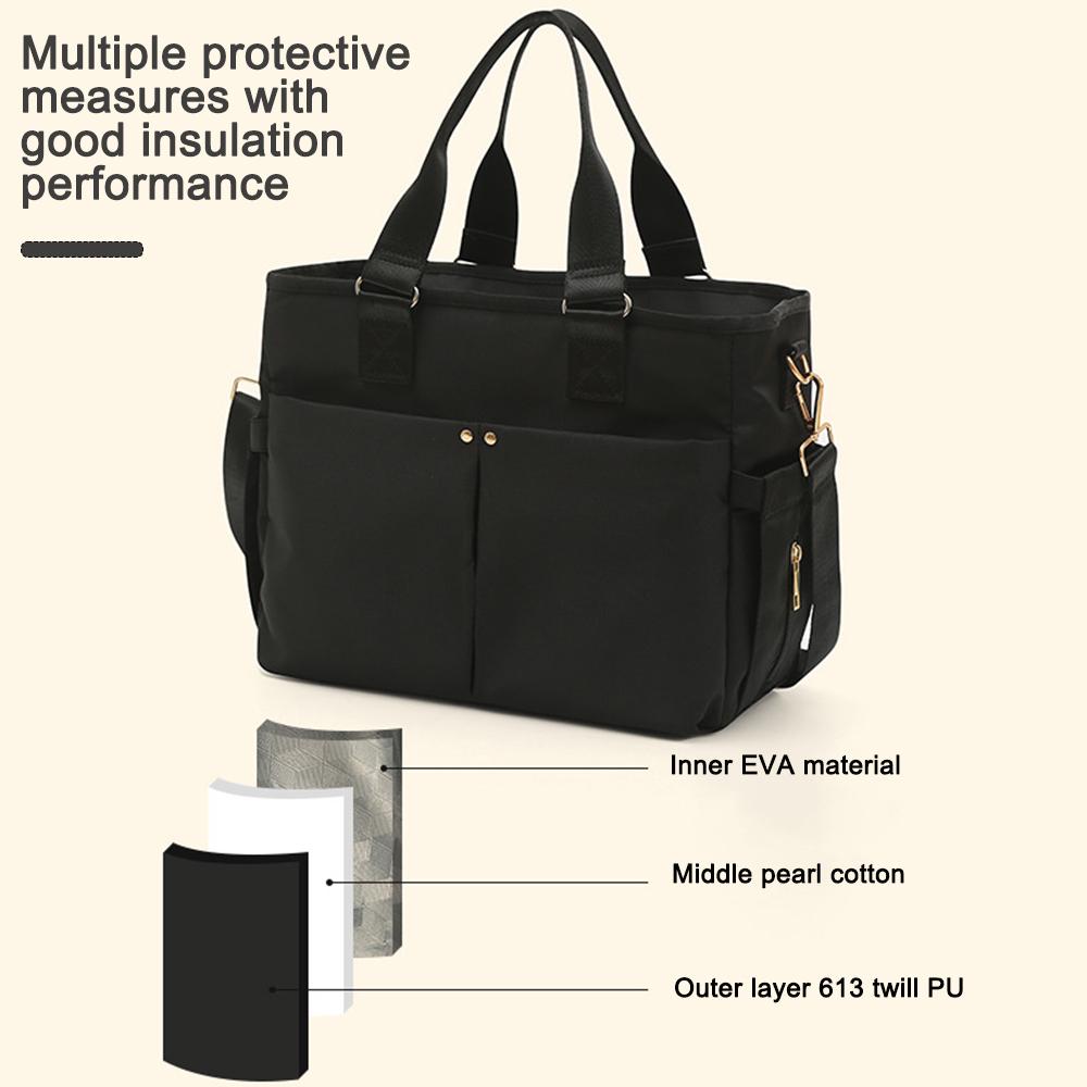 Большая изолированная сумка для обеда с несколькими карманами, водонепроницаемые утолщенные сумки для хранения для кемпинга, герметичная сумка для пикника на открытом воздухе