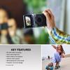 Камера Canon PowerShot V10, Компактная камера для влоггеров и создателей контента с фиксированным широкоугольным объективом 19 мм, Видео 4K, Распознавание лиц, Встроенный микрофон, Live