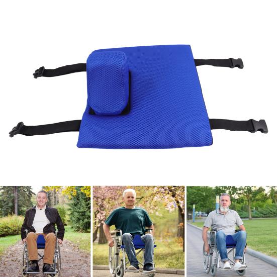 Wheelchair Cushion with Adjustable Straps Breathable Materials Relieves Pressure Improves Stability Seat Cushion