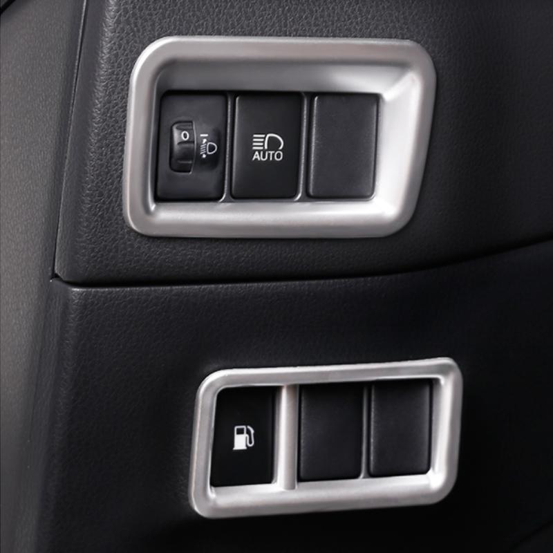 My Good Автомобильные противотуманные фары, крышка переключателя, кнопка бака, накладка на переключатель фар, круглая наклейка для Toyota C-HR CHR 2016-