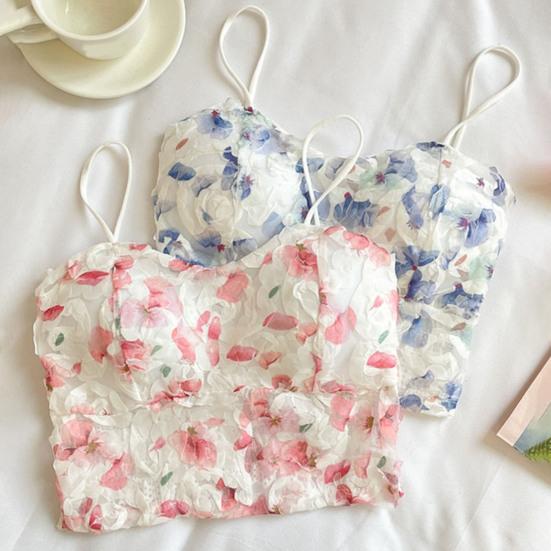 Женский жилет на бретельках, сексуальный топ без рукавов с вышивкой, кружевной спинкой и цветочным узором, топы на бретелях в стиле с подтяжками