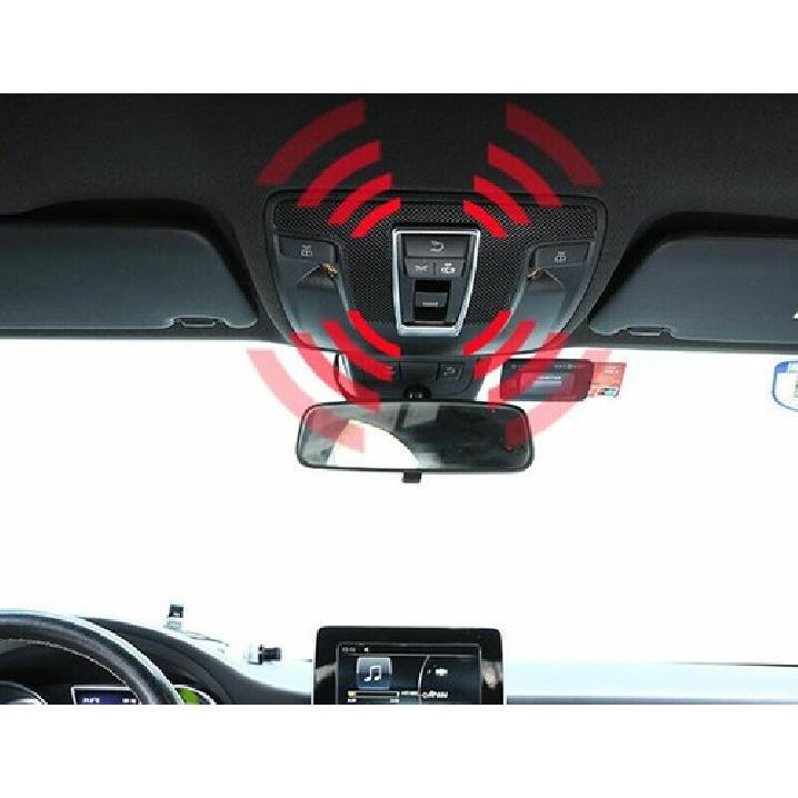 Inner Front Reading Light Cover Trim Fit For Benz GLA CLA 2013-2019 ABS Silver
