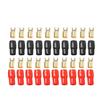10 Pairs 4 AWG Car Audio Power Ground Wire Fork Terminal Connector Brass