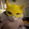 3D-печатная маска кошки, забавный щит для морды кошки-викинга для маскарада, косплея, костюма на Хэллоуин, аксессуаров для вечеринки.