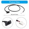 Strong Power Cord Strong ABS Power Cord Electric Scooters Replacement Charging Cable Easy to Carry Cord for ZT3