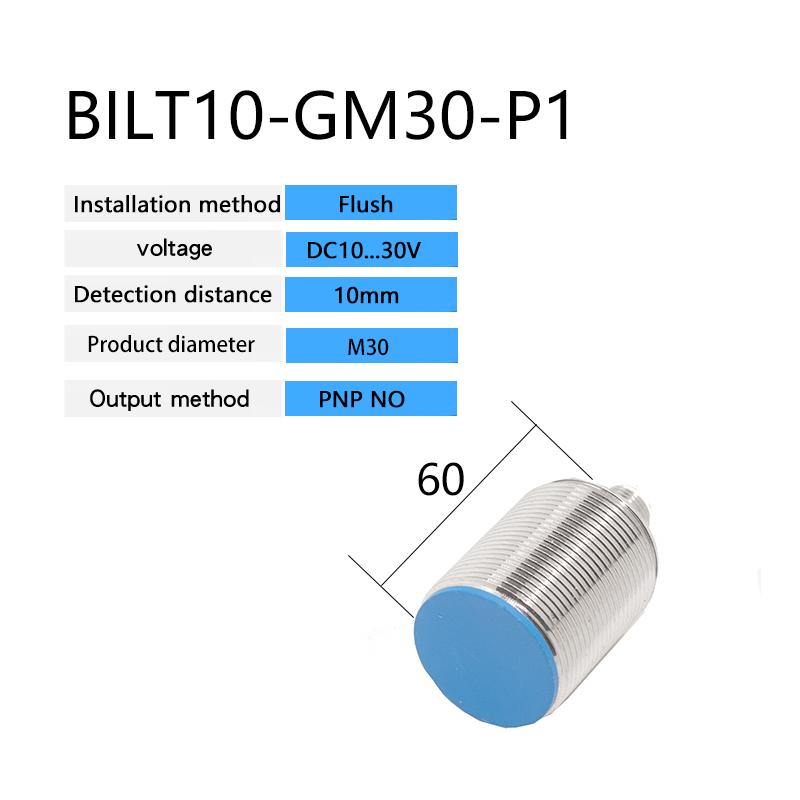 BXUAN M30 Inductive Proximity Switch Sensor Flush DC 10-30V AC90-250V NPN PNP NO NC output