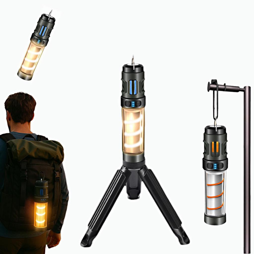 Multifunctional Outdoor  Camping Light, Portable Outdoor Light, Suitable For Outdoor, Garden, Picnic, Lightweight And Waterproof, USB Charging