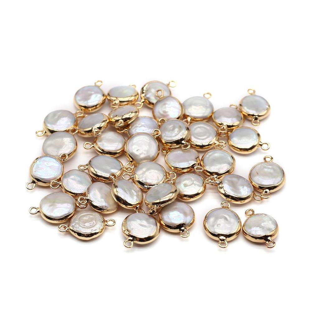 1 шт/2 шт барочный соединитель пресноводный жемчуг соединитель для изготовления ювелирных изделий своими руками серьги ожерелье аксессуар