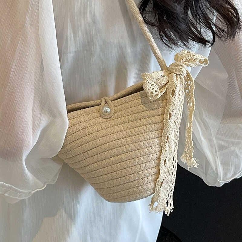 Fashionable Small Shoulder Bag For Women With Colorful Scarf And Unique Style