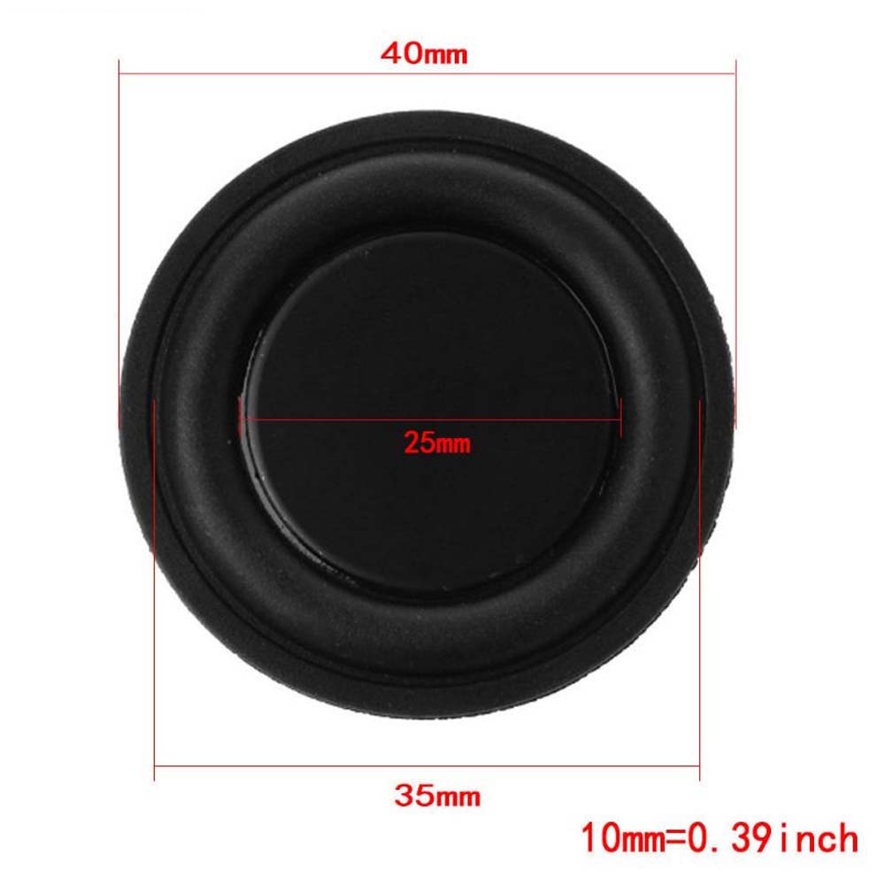 30mm Subwoofer Speaker Repair Kit Bass Rubber Passive Radiator Speaker Vibration Membrane Woofers
