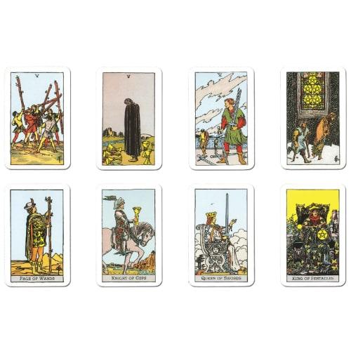 78-card Rider-Waite Tarot Card Set [Official Import] [Rider Pocket Arthur E. Waite Premium] Includes a Japanese-language "Pocket Manual" / Reprint of