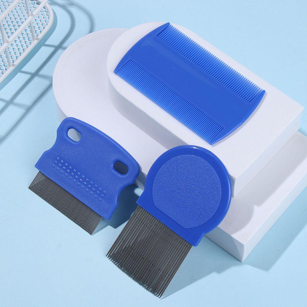 Нержавеющая сталь для удаления пятен от слез, гребень для удаления вшей у собак и кошек, инструмент для удаления колтунов, расчески для ухода за домашними животными, гребень для вычесывания блох