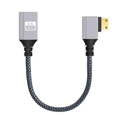 Компактный 90-градусный соединитель Мини HDMI на HDMI Кабель для Камер Планшетов Высокоскоростные Аксессуары для Передачи Данных 15см