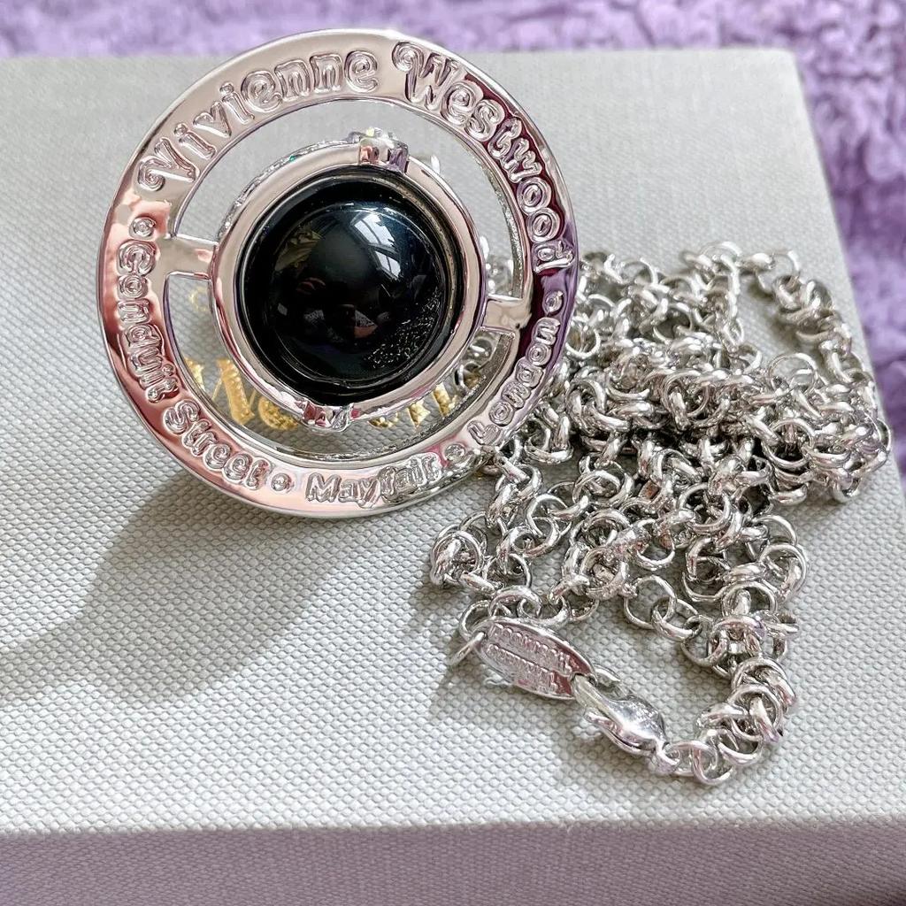 Колье Vivienne Westwood Small Orb Мятный 80 Без коробки