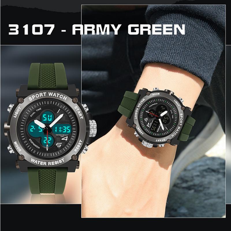 SANDA New Multifunctional Fashion Trend Sports Outdoor Multifunctional Electronic Watch