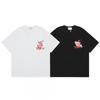 2026 Unisex Casual Round Neck Short Sleeve T-Shirt Cotton Print Loose Fit Hip Hop Style