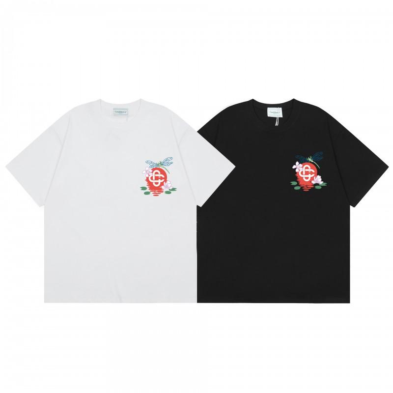 2026 Unisex Casual Round Neck Short Sleeve T-Shirt Cotton Print Loose Fit Hip Hop Style