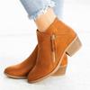Fashion Women Ankle Boots 2025 Square Heel Platform Boots Women Sexy High Heels Shoes Winter Casual Boot Botas De Mujer Chaussure Femme
