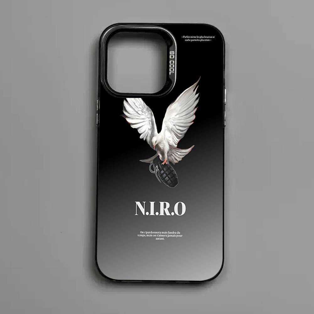 N-NIRO OX7 Phone Case for iPhone 17 16 Plus Pro Max 15 14 13 12 11 Matte Colorful Covers