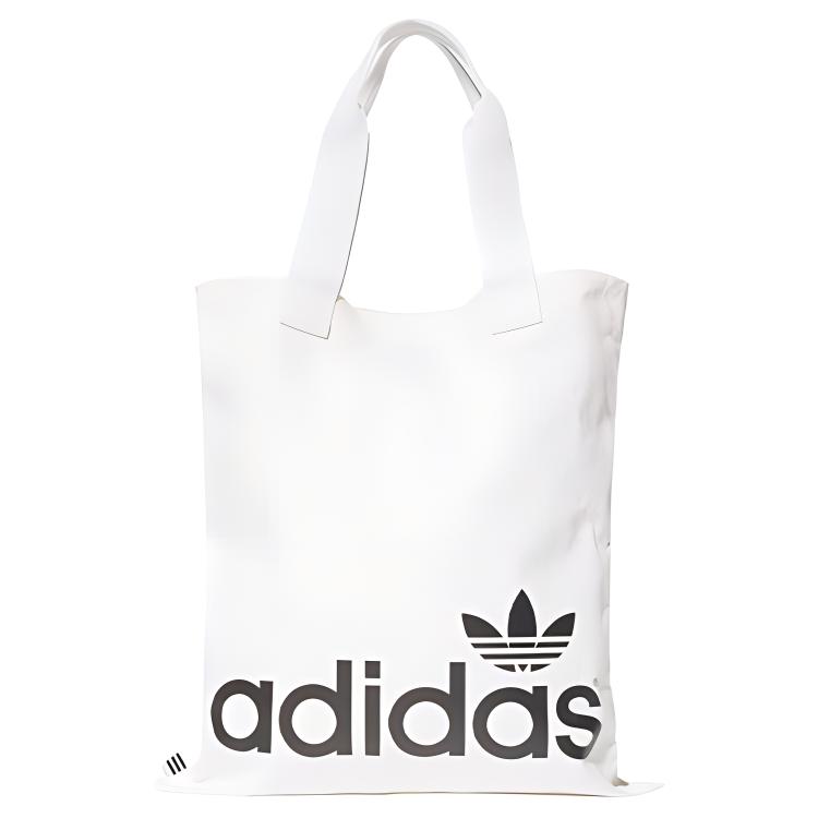 adidas Оригинальные хлопковые сумки через плечо Обычные Унисекс Белые FT8539