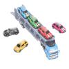 Transport Car Carrier Truck Toy with 6 Small Car for Kids Pull Back Detachable Interactive Toy Carrier Truck