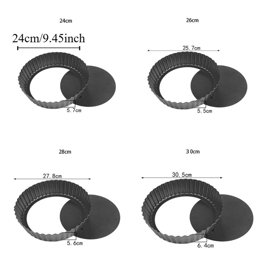 Removable Bottom Non-Stick Molds Easy Clean Pizza Mould Bakeware Pan  Professional Baking