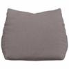 Back Cushion Taupe 45 x 20 x 35 cm Fabric