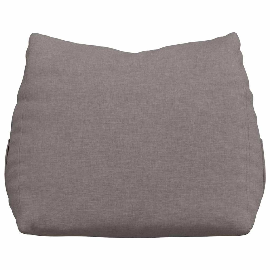 Back Cushion Taupe 45 x 20 x 35 cm Fabric