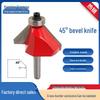Фреза для снятия фаски 45° хвостовик 1/4" инструмент для обработки кромок и гравировки по дереву