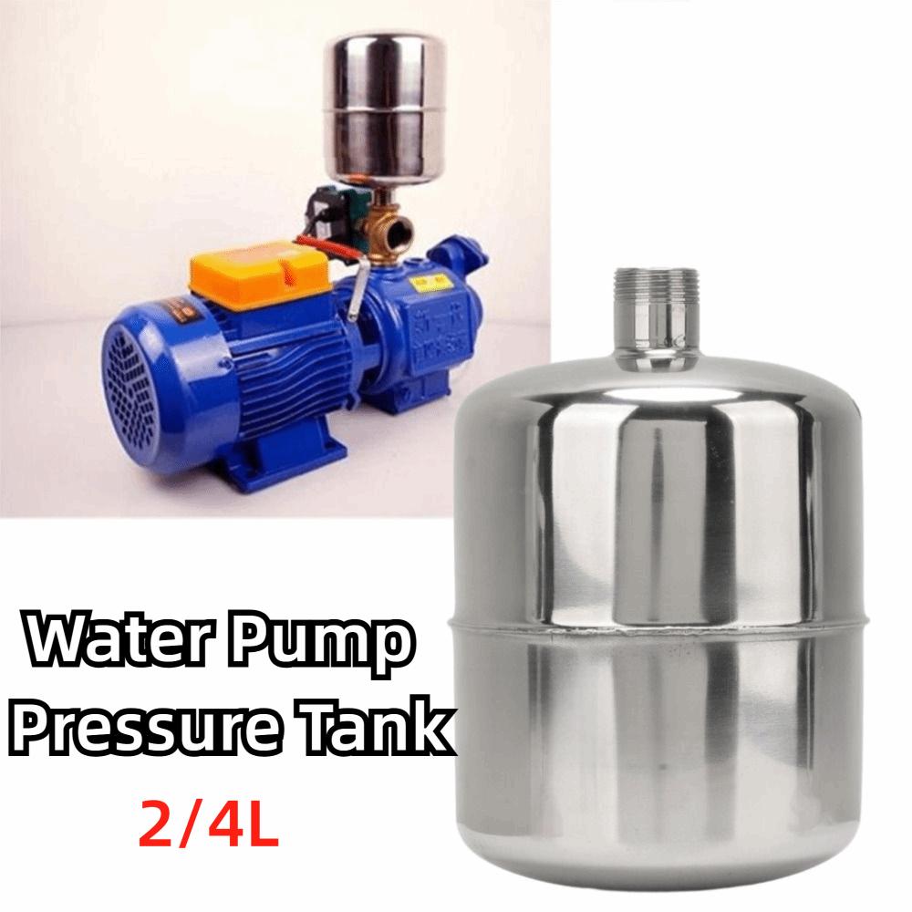 Stainless Steel Water Pump Pressure Tank Male Thread Pressure Switch Tank Water Supply System