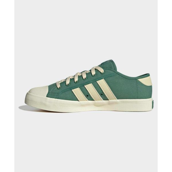 Adidas Originals Nishi Comfortable Fashion Durable Low-Top Skate Shoes Unisex Skate Shoes Green LA6437