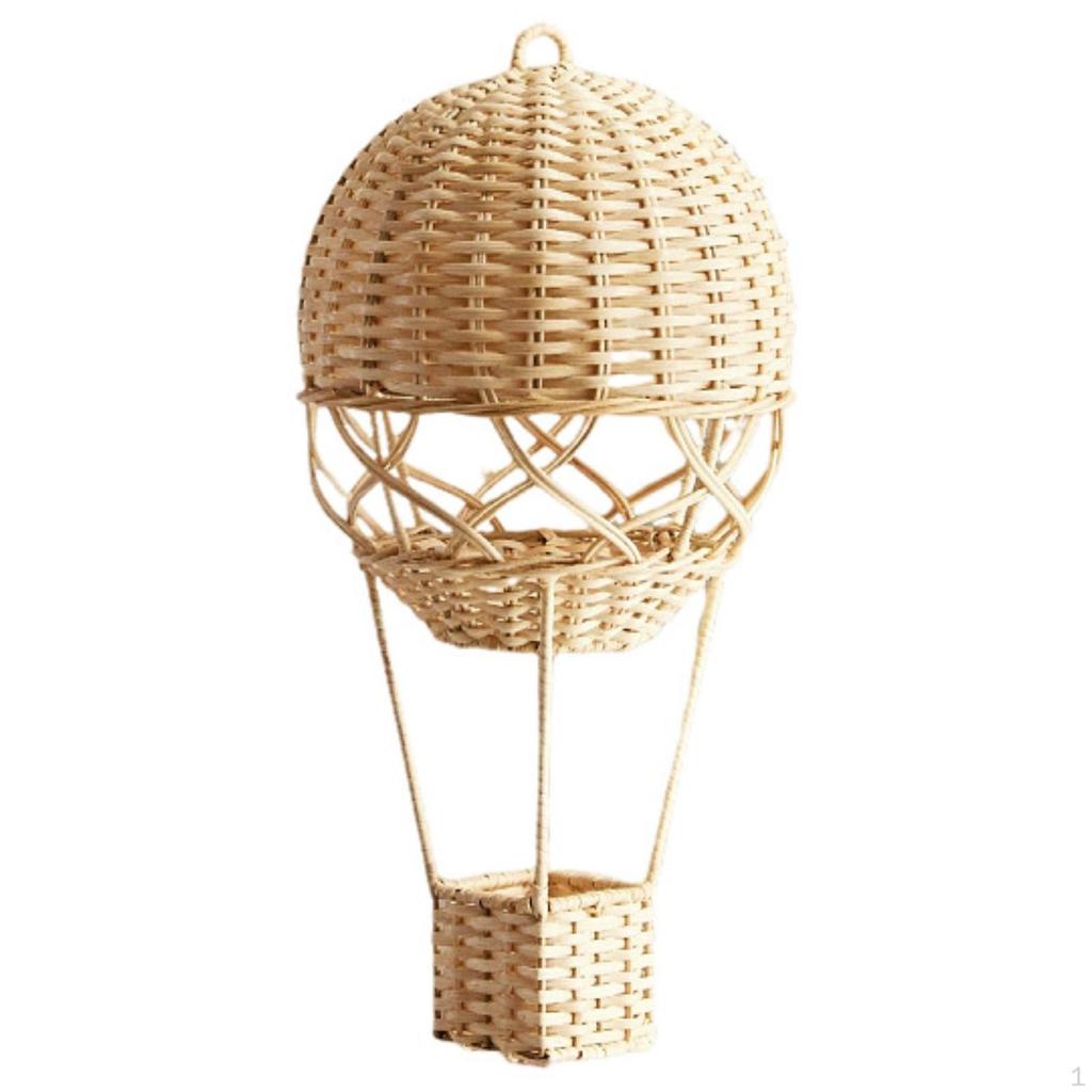 Woven Air Balloon Handmade Rattan Handcrafted