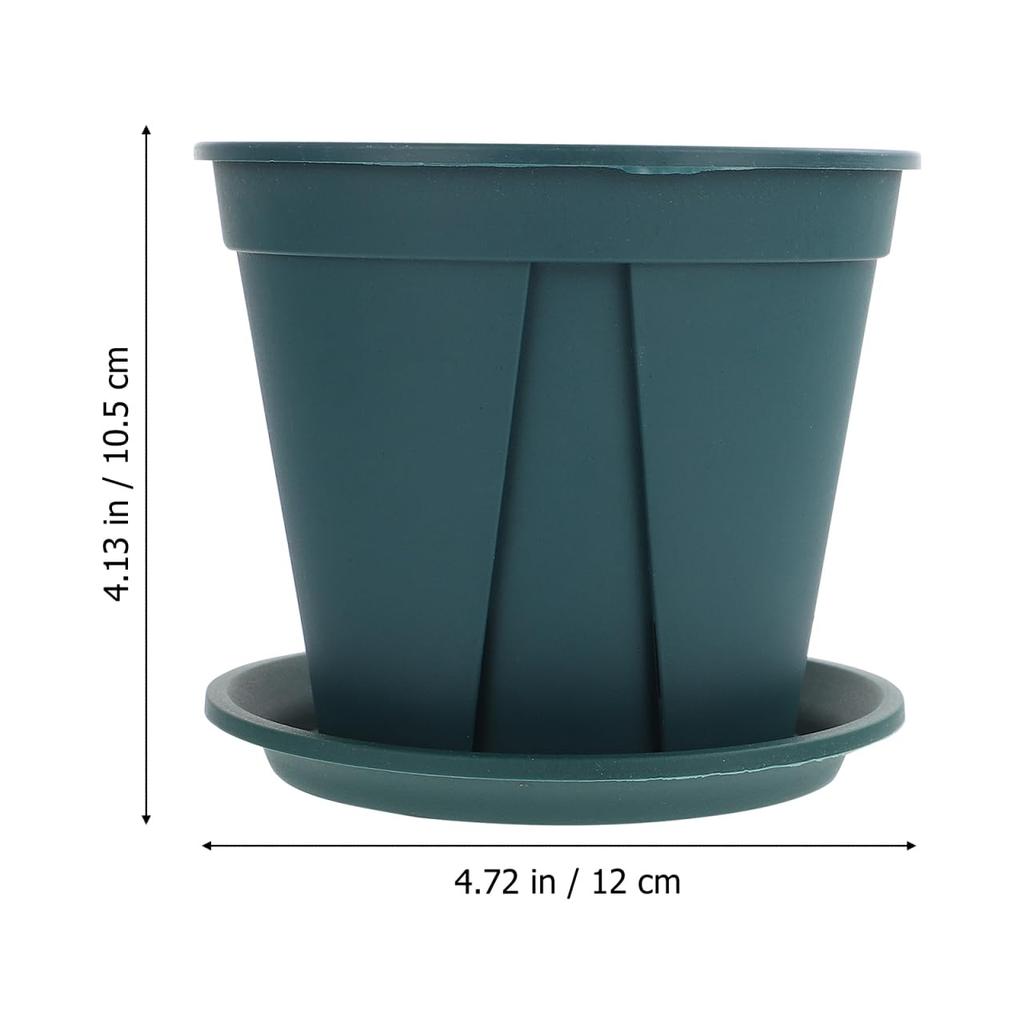 Ledmomo Slit Rose Size Plastic Rooting Plastic Houseplant Pots with Guides Roots To the Bottom of the Prevents Root Set of 8 Pots, Pots, 4, Planter,