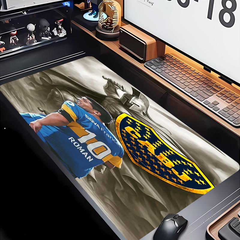 Club Atlético Boca Juniors Theme Premium Non-slip Mouse Pad with Stitched Edges,Durable Rubber Material,for Desktop & Gaming Great Gifts