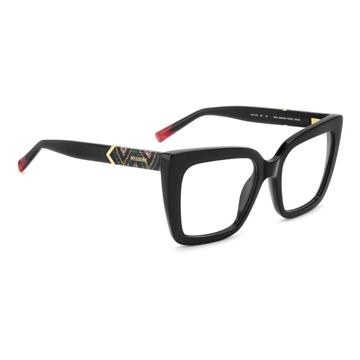 Lunettes de Vue MISSONI MIS 0189 53/19/145 807 BLACK ACETATE FRAMES WOMAN MISSONI MIS 0189 BLACK Optical frames 53