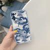 CJ28 Chinese Dragon Soft Shell Transparent Phone Case for Motorola Moto G7 G8 G9 G84 G85 G73 G24 G15 Z2 Play Power Plus