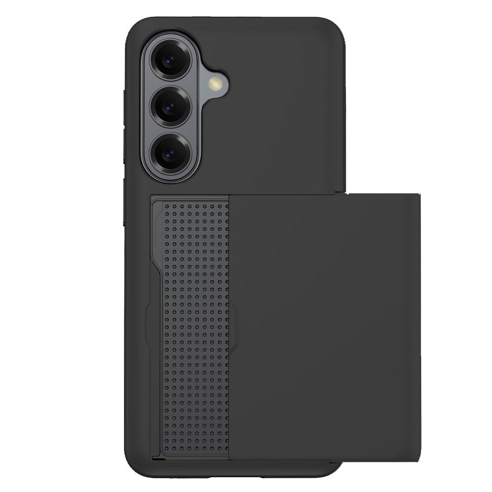 Case for Samsung Galaxy S26 Plus, Sliding Card Holder, Black
