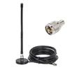 27MHz BNC Radio Antenna Magnetic Base 5m Coaxial Cable BNC TO PL259 Connector