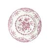 ZISIZ French Rose Ceramic Dinner Plate Set