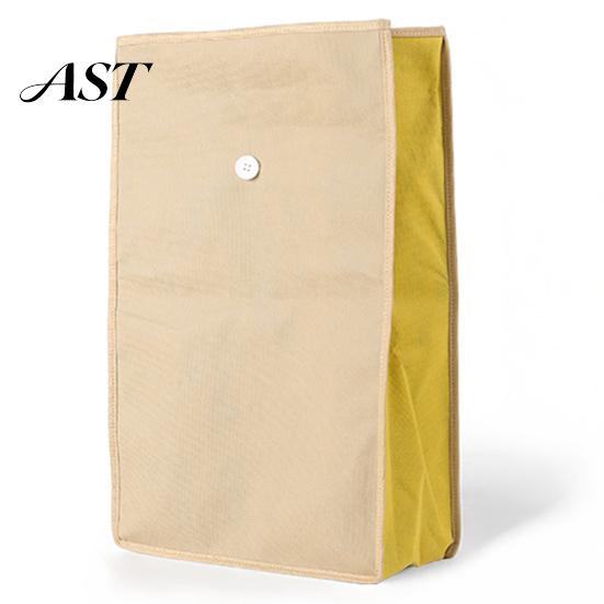 Eco Friendly Food Storage Reusable Self Sealing Potato Onion Bags, Light Blocking Bag with Side Non Woven Produce Container Zipper, Non-woven