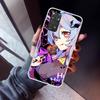 Genshin Impact Ganyu Phone Case For Xiaomi Redmi Note 10 11 12 13 14 15 Pro Plus 11S 12S 14S 11T 11E 10S Soft TPU Back Cover Red